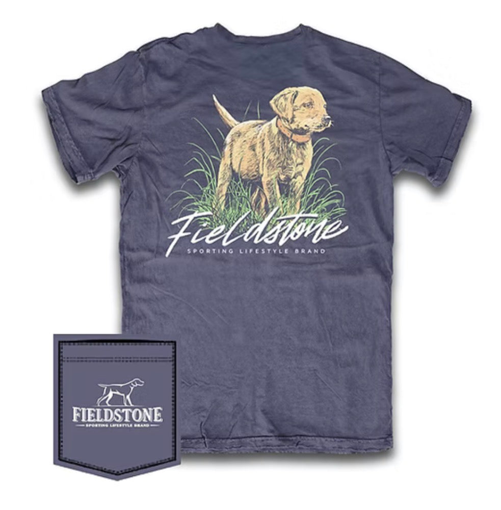 Anchor Slate Golden Pup Tee