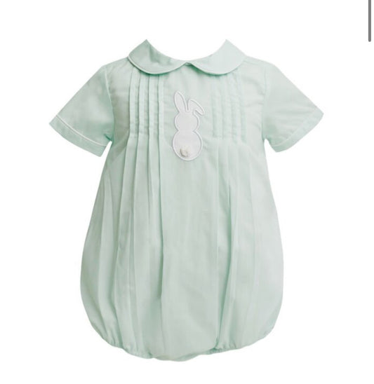 Mint Bunny Tail Pleated Boy Bubble