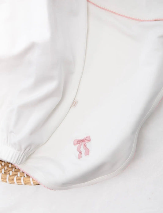 Pip Embroidered Blanket-Bow