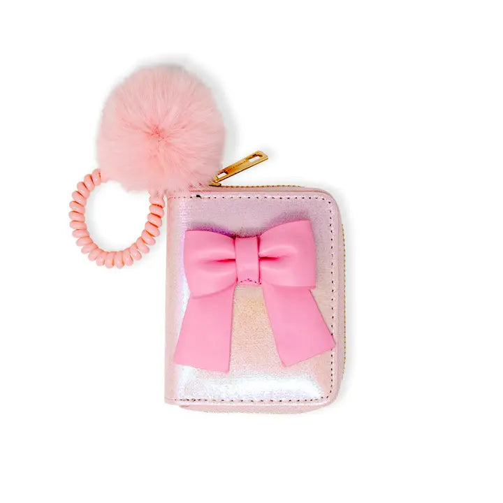 Wallet, Pink Shiny Bow