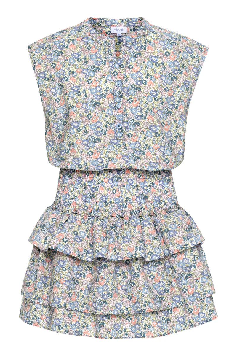 Drew Dress Coral Floral