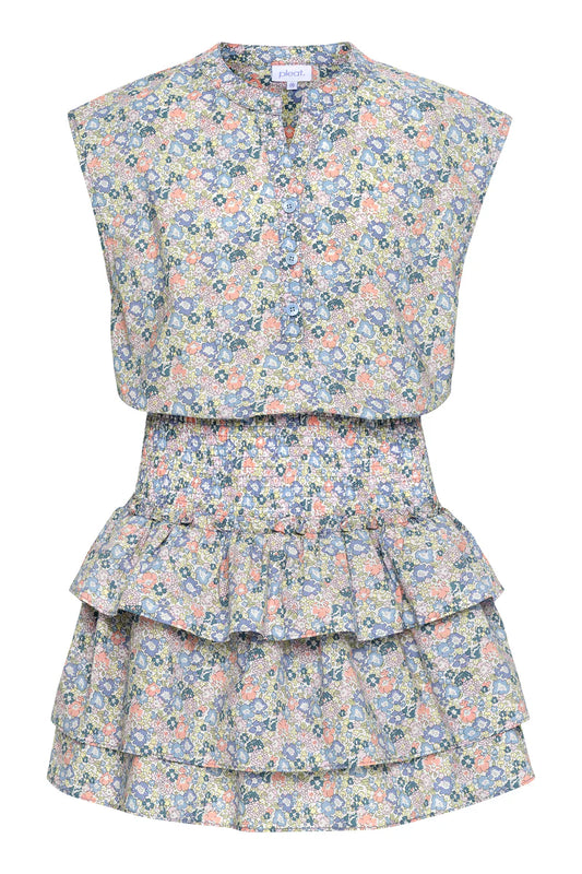 Drew Dress Coral Floral
