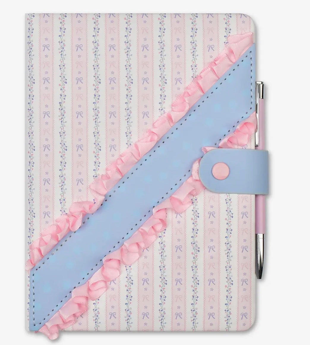 Floral Stripes Journal
