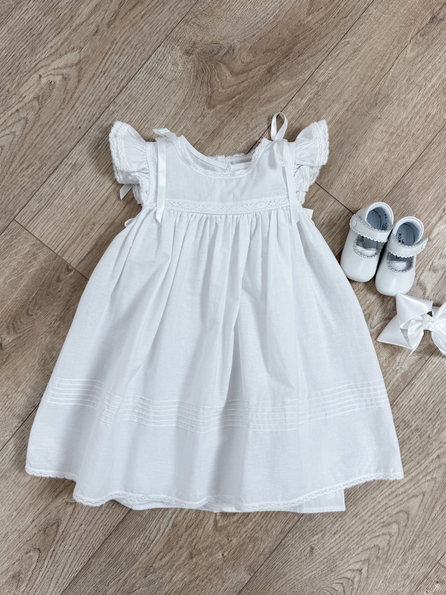 Piper White Lace Detail Dress