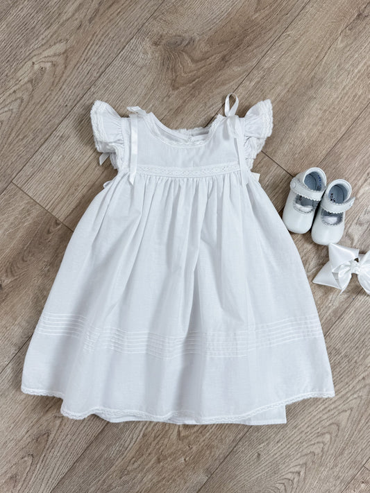Piper White Lace Detail Dress