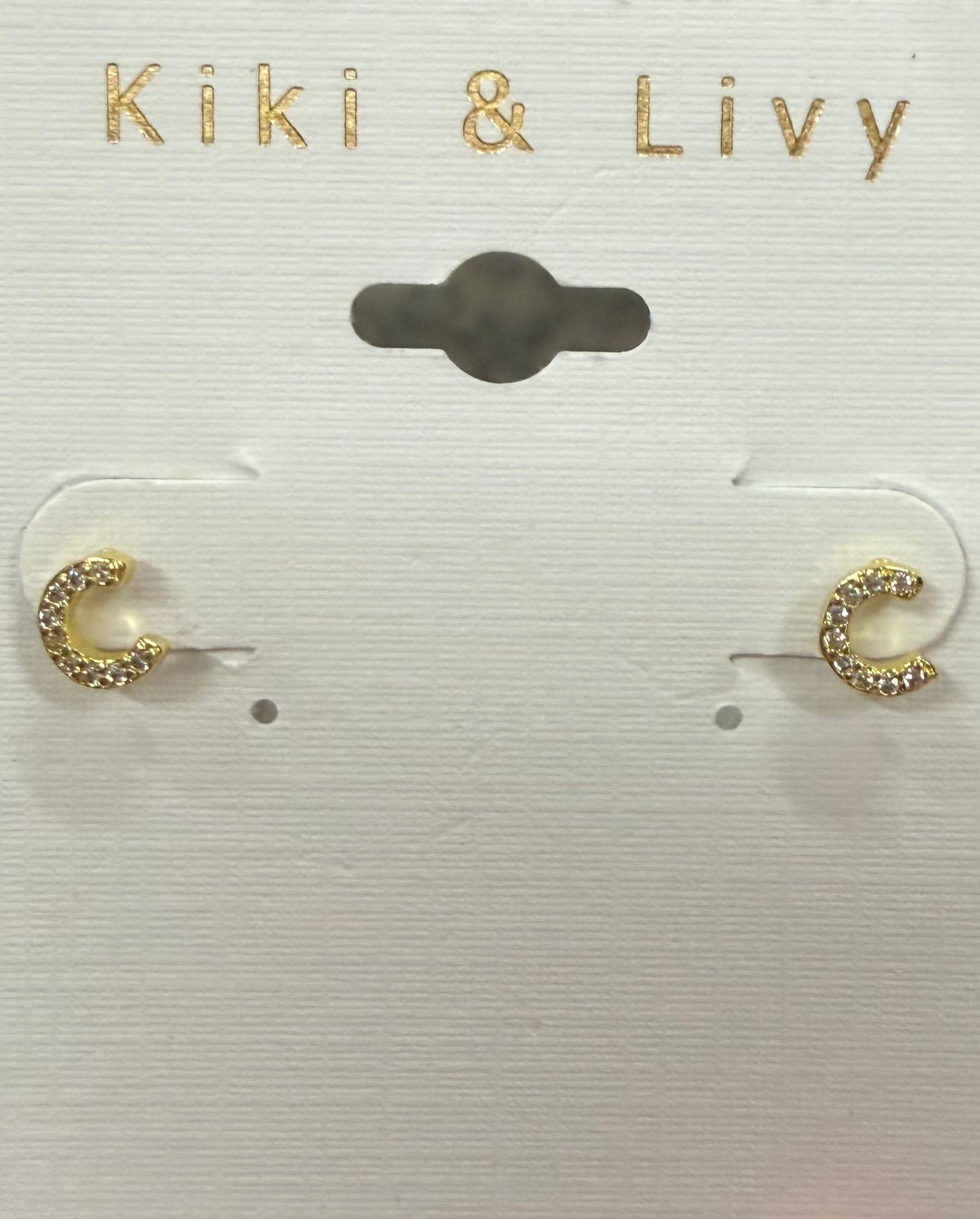 Initial Tiny Bling Stud