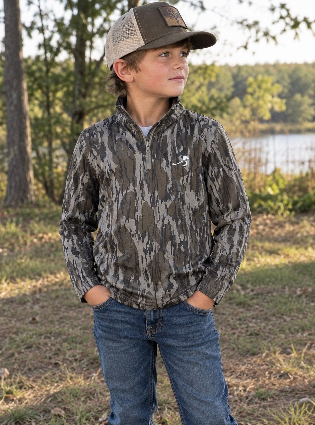 Beau Quarter Zip Mossyoak