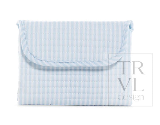 Quilted Changer Mat, Pimlico Stripe Blue
