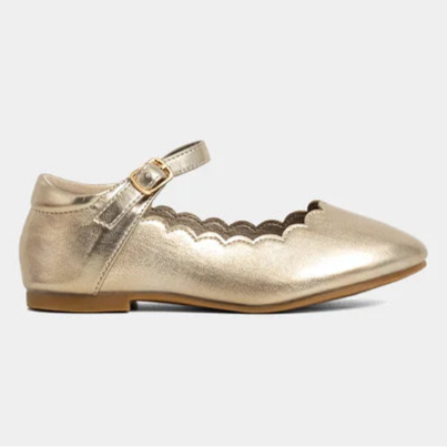 Light Gold Agatha Shoes