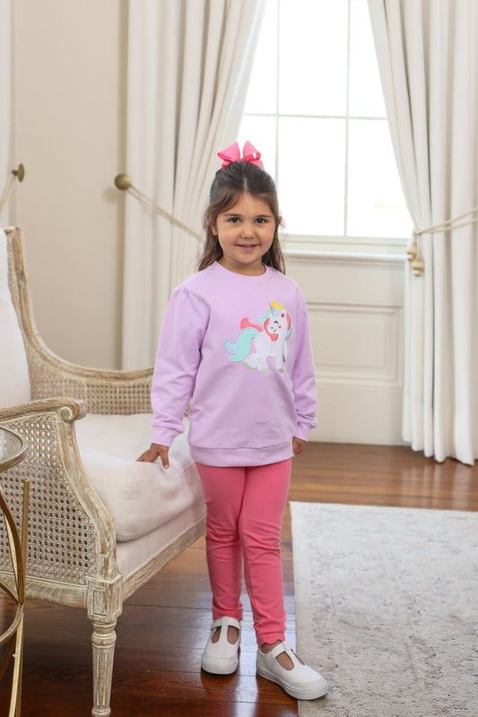 French Terry Pullover, Unicorn