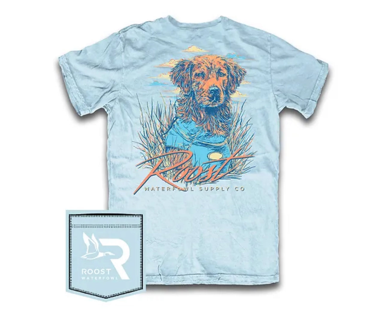 Chambray Roost Retriever Tee