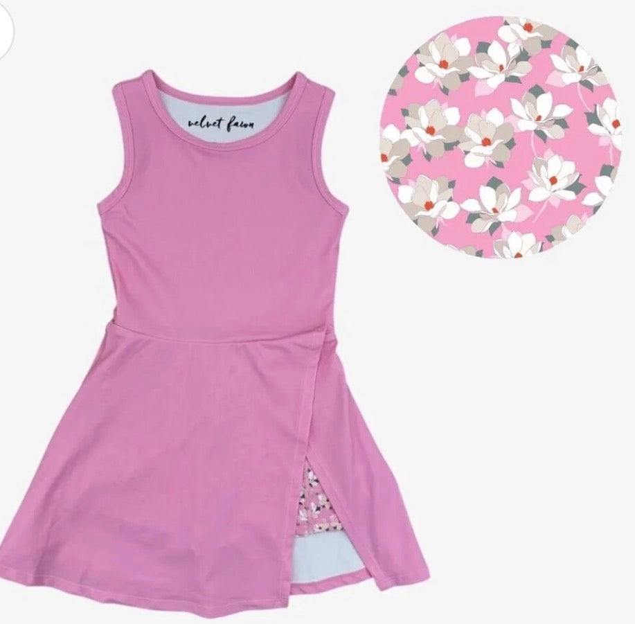 Maren Performance Dress- Sunset Sorbet