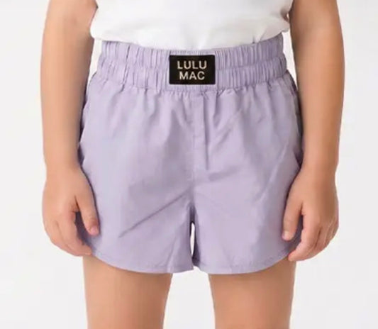 Lulu Mac Toddler Shorts, Lavender