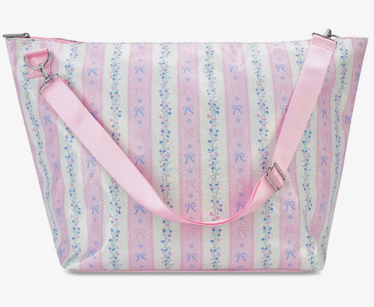 Floral Stripes Weekender Bag