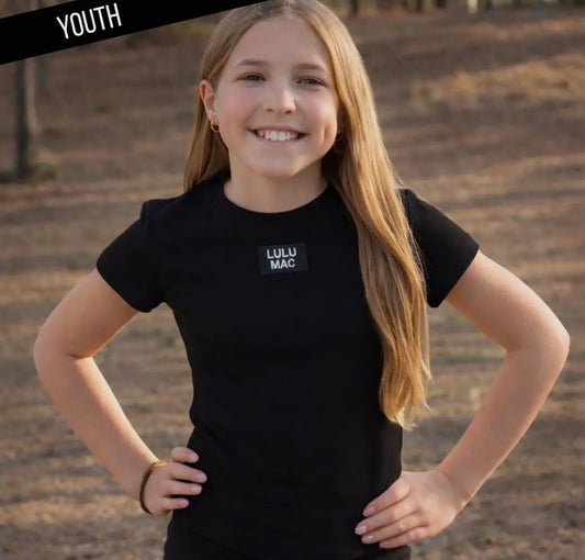 Youth Baby Doll LULU MAC Top, Black