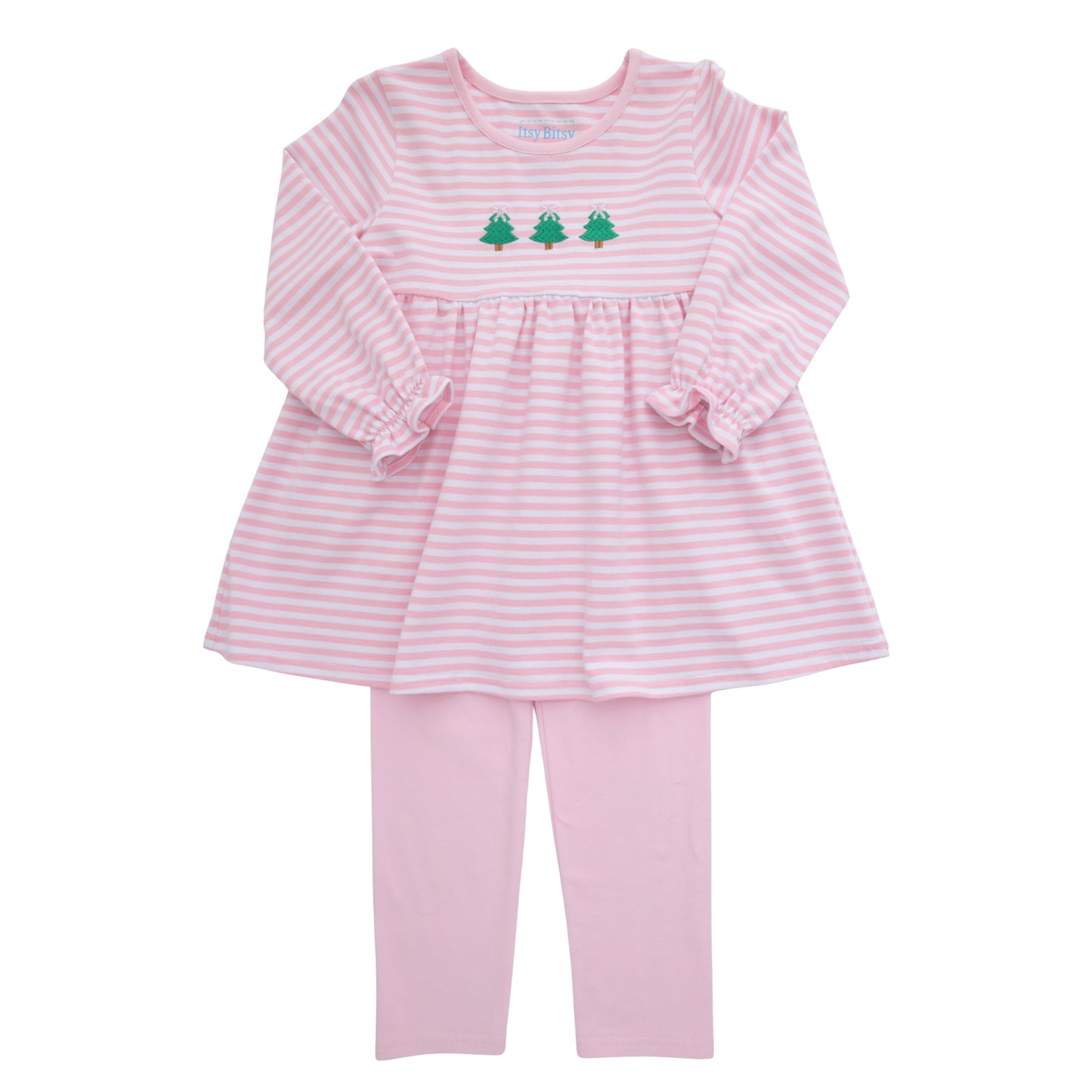 Christmas Tree Ruffle Pant Set