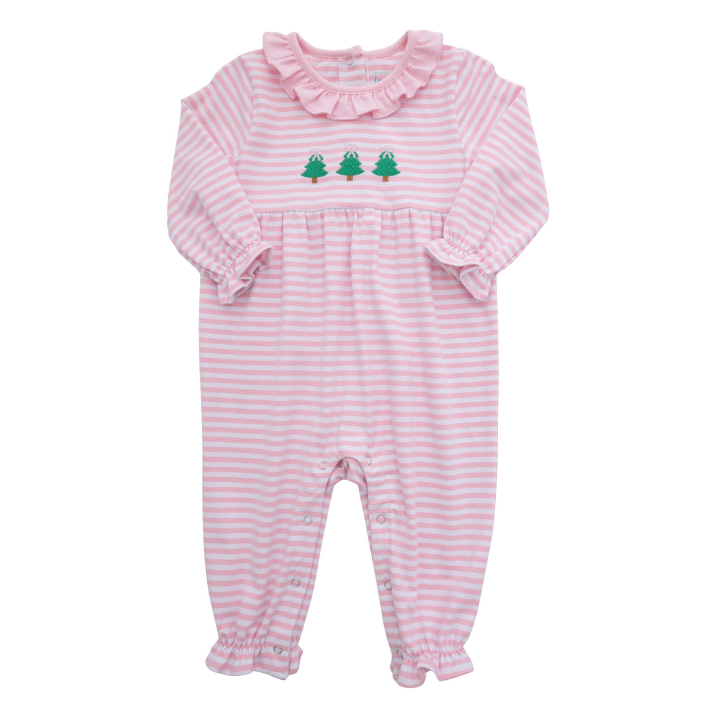 Christmas Tree Ruffle Romper