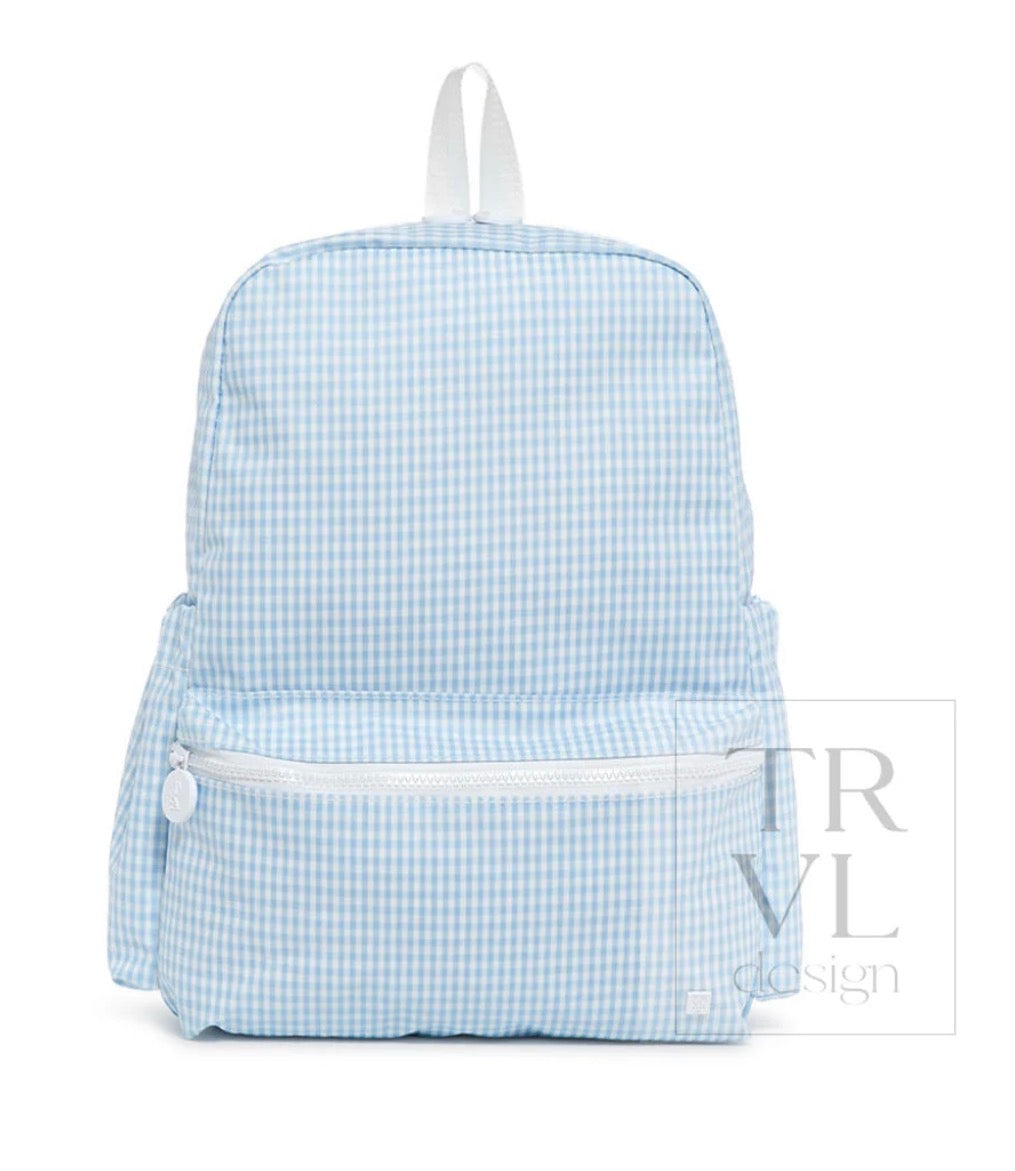 Backpacker Backpack, Gingham Mist