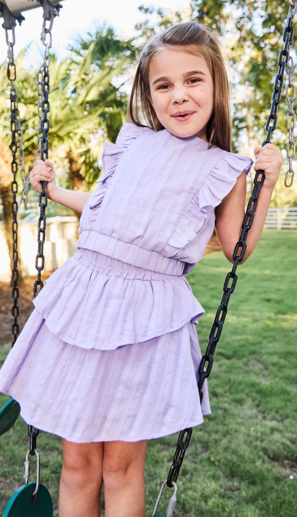 Rowan Top , Purple/Gold