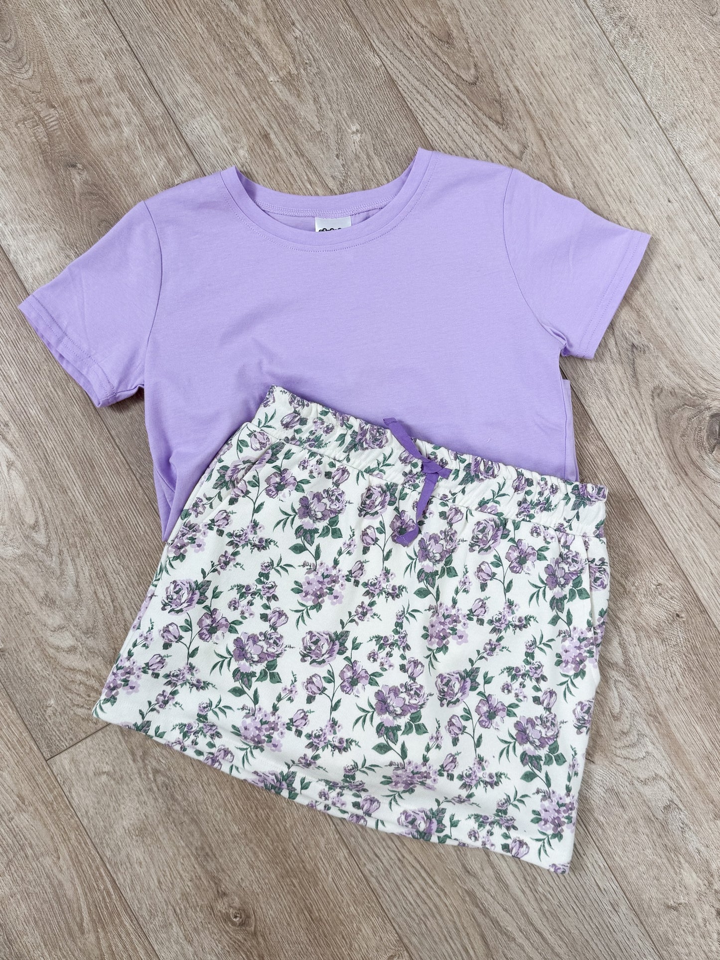 Floral Print Skort