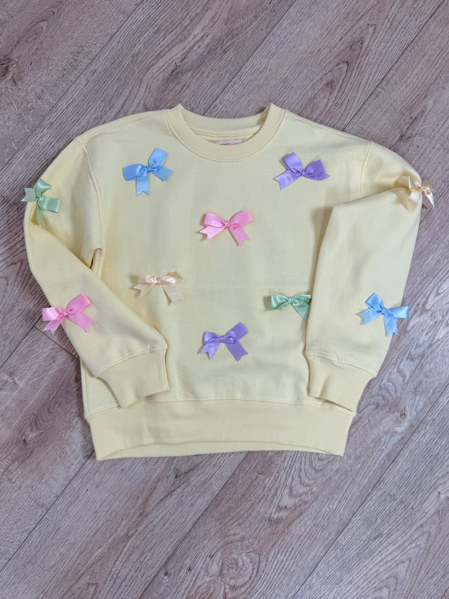 Satin Bows Sweatshirt