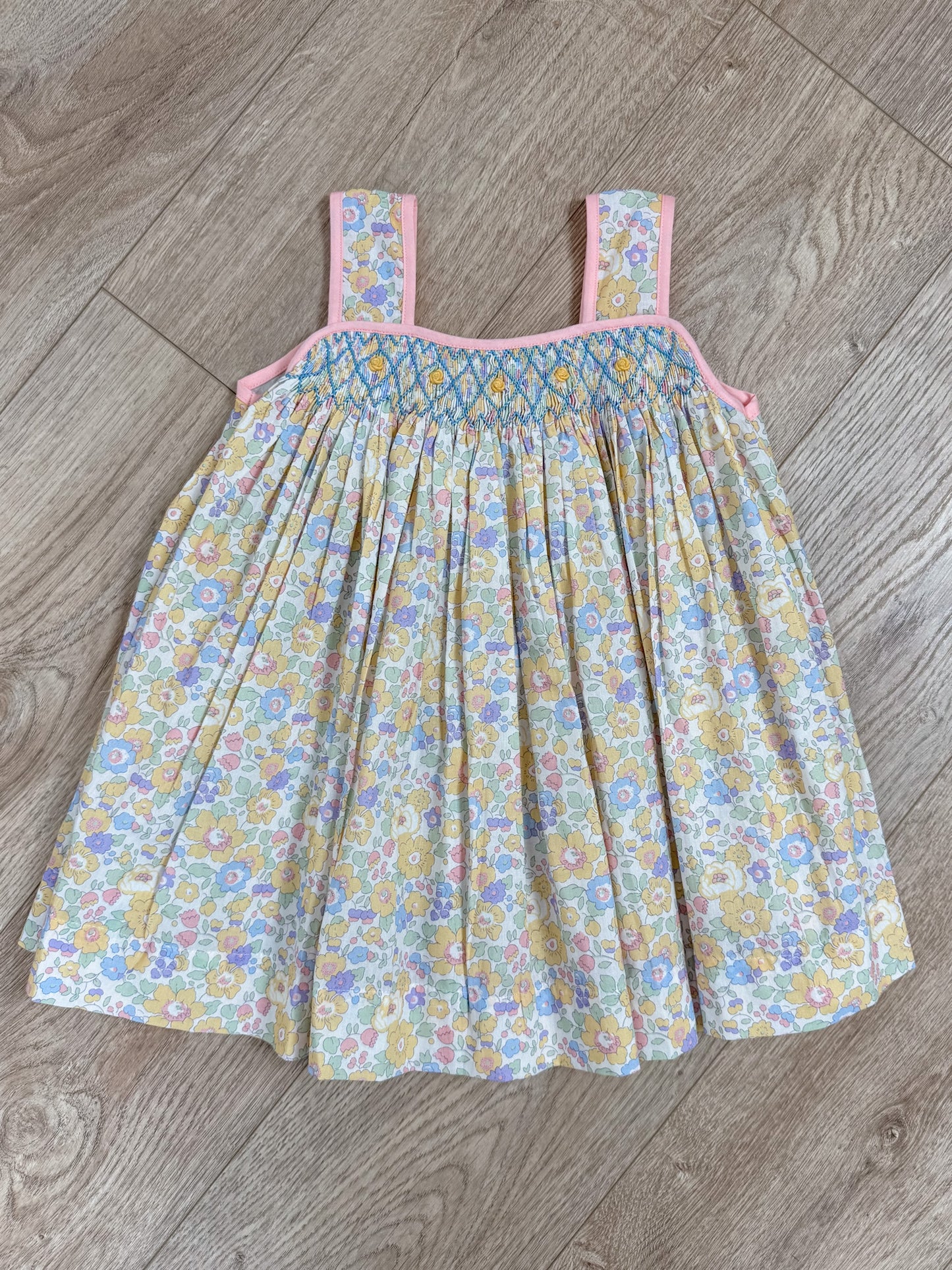 Florence Smocked Sleeveless Dress