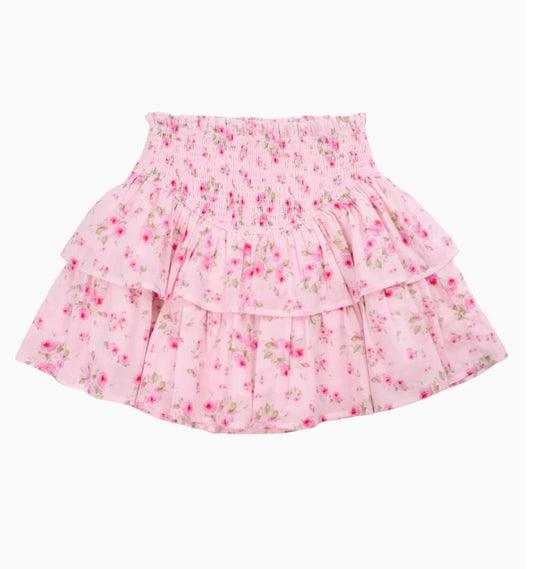 Ellie Ruched Floral Skirt