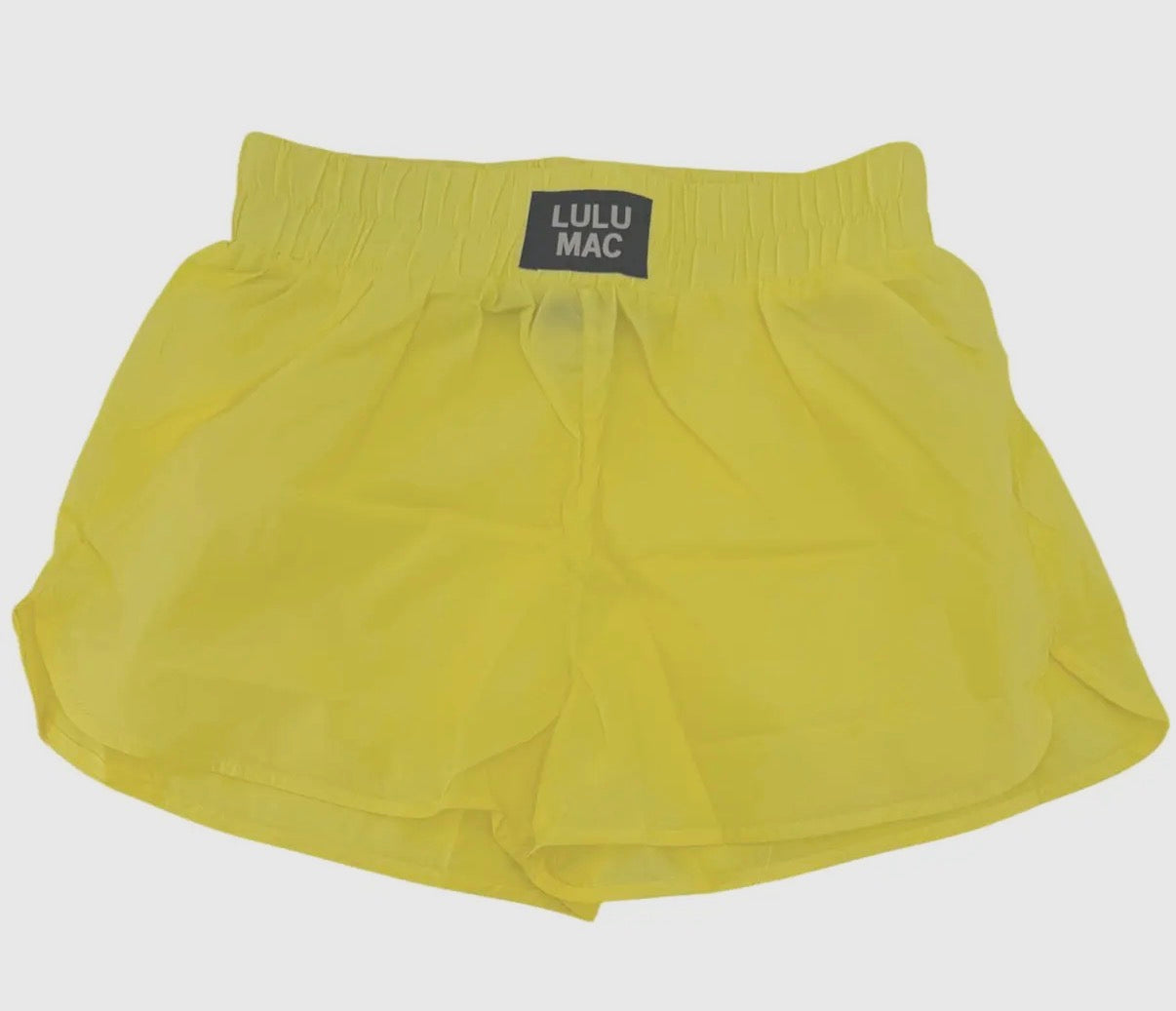 Lulu Mac Shorts, Neon Yellow
