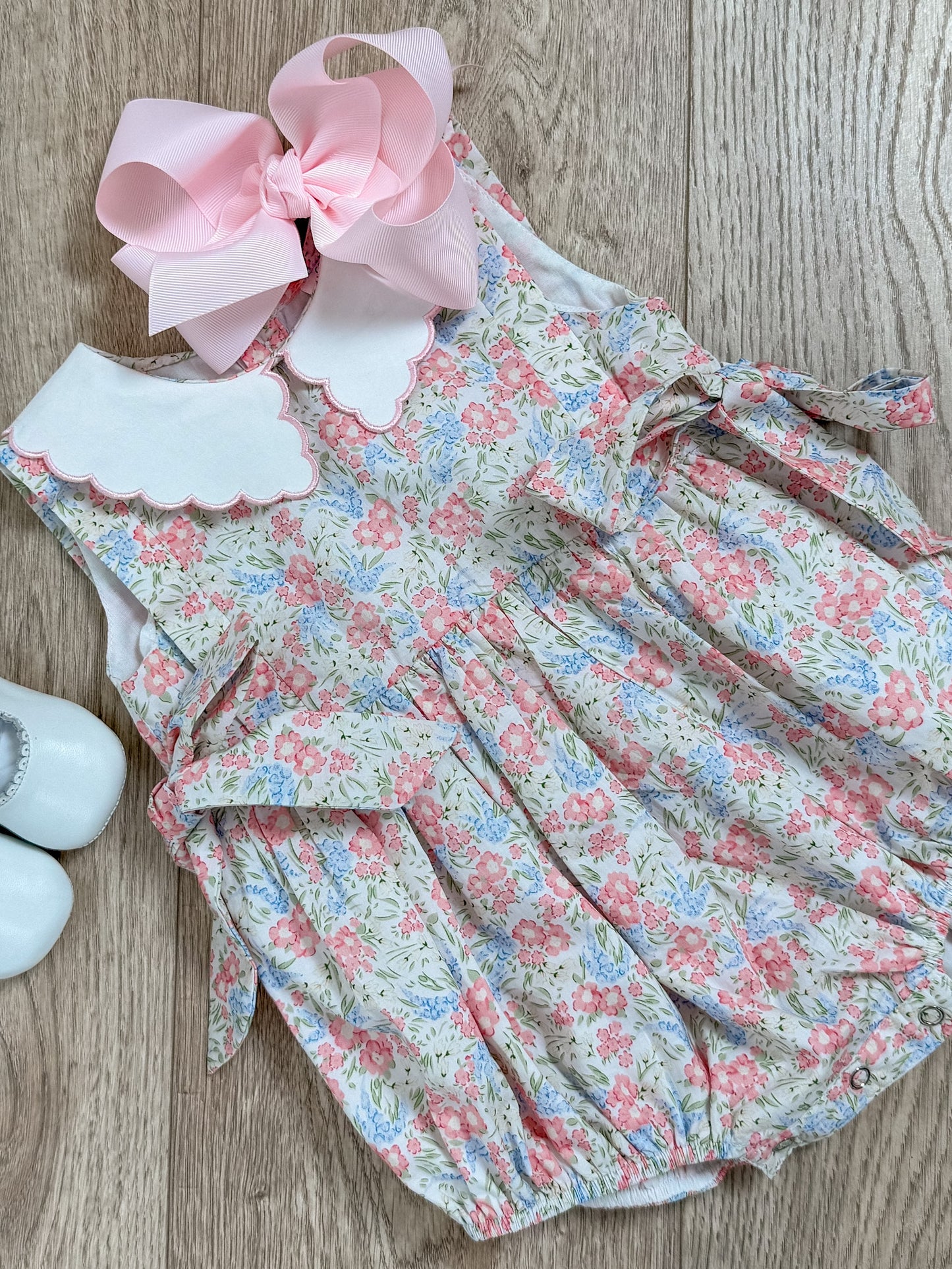Tilly Floral Bubble With Side Bow