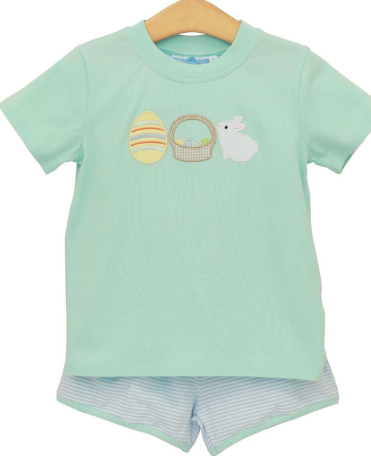 Bunnies and Baskets Short Set