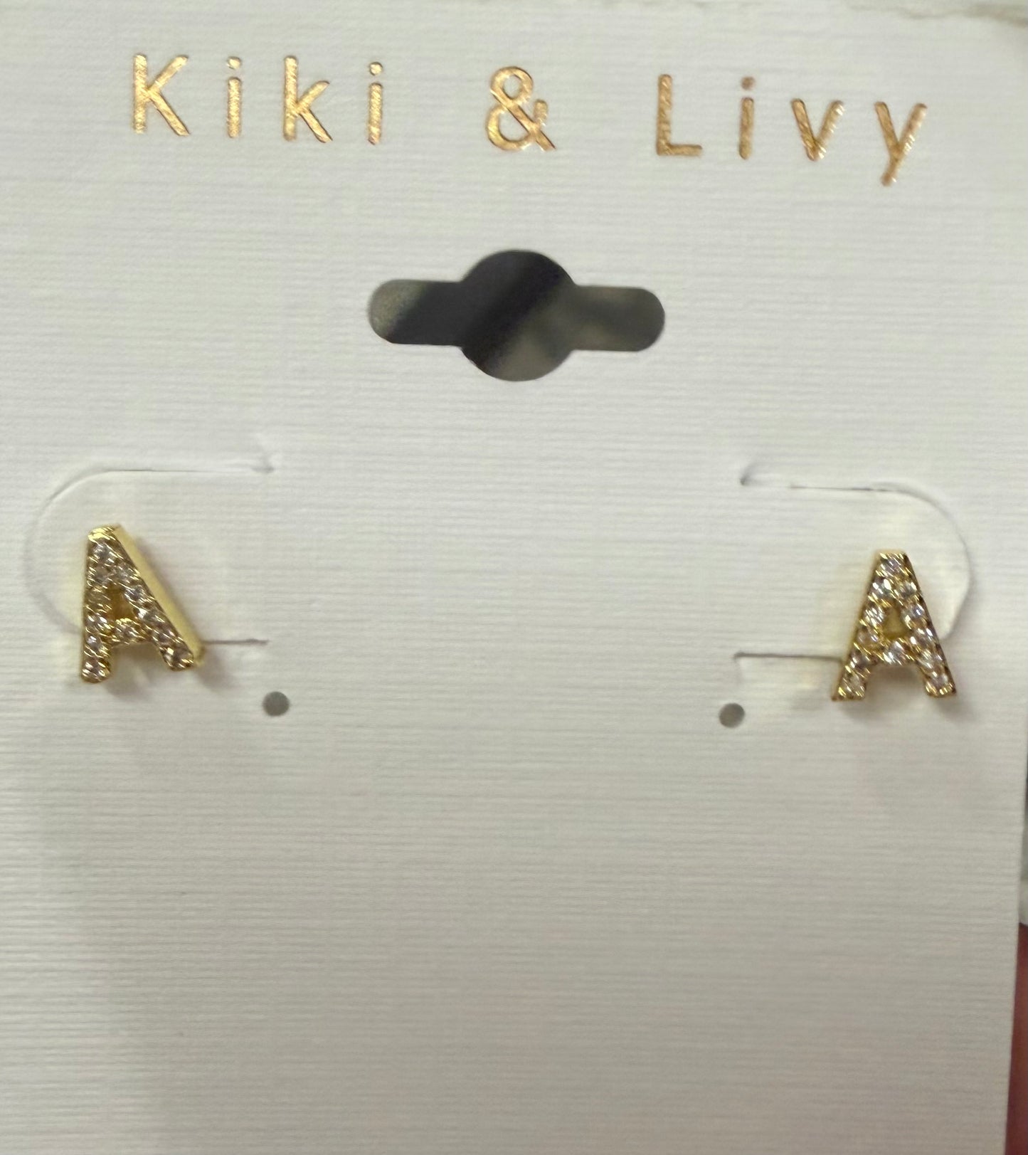 Initial Tiny Bling Stud