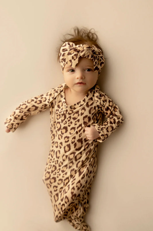 Knotted Gown , Leopard