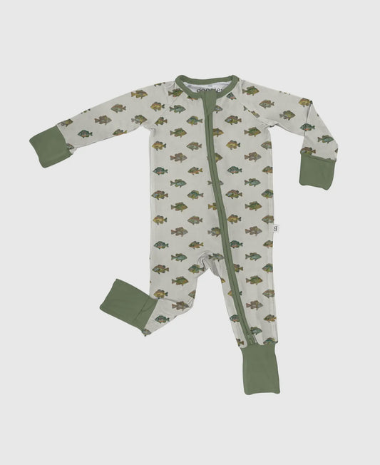 Lake Fish Zip Pajamas