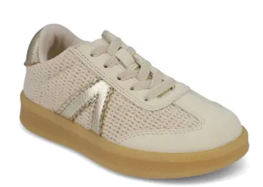 Toddler Axel Sneakers, Beige/Gold