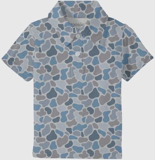 Watercolor Camo Polo Shirt