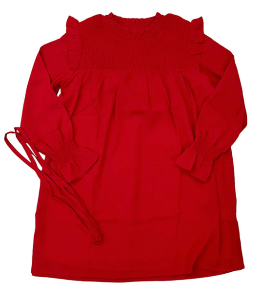 Lottie Dress, Red