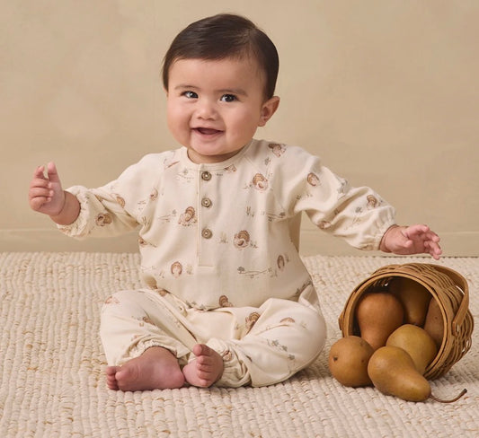 Henley Bubble Jumpsuit-Turkey