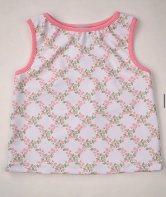 Floral Trellis Tank Top