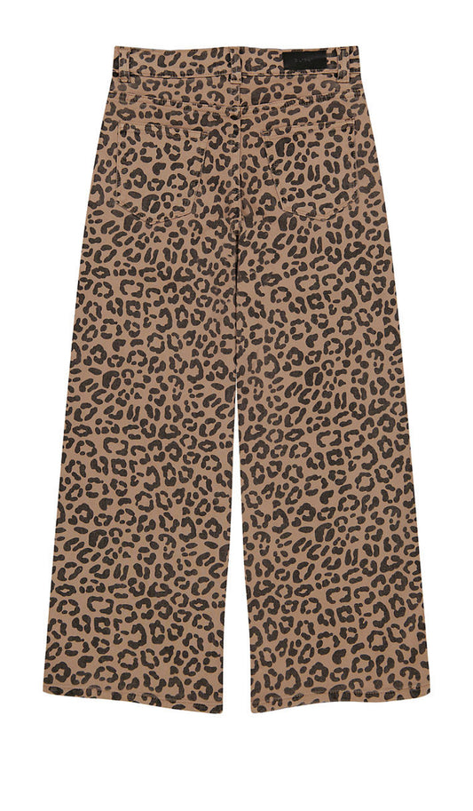 Leopard Wide Leg Pants Big Kid