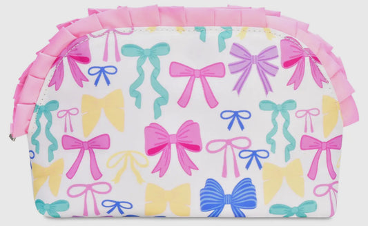 Pretty Bows Oval Cosmetic Bag