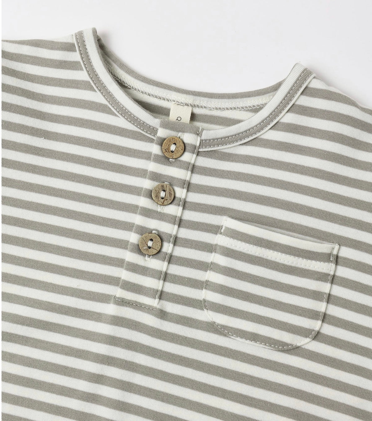 Long Sleeve Pocket Jumpsuit-Laurel Stripe