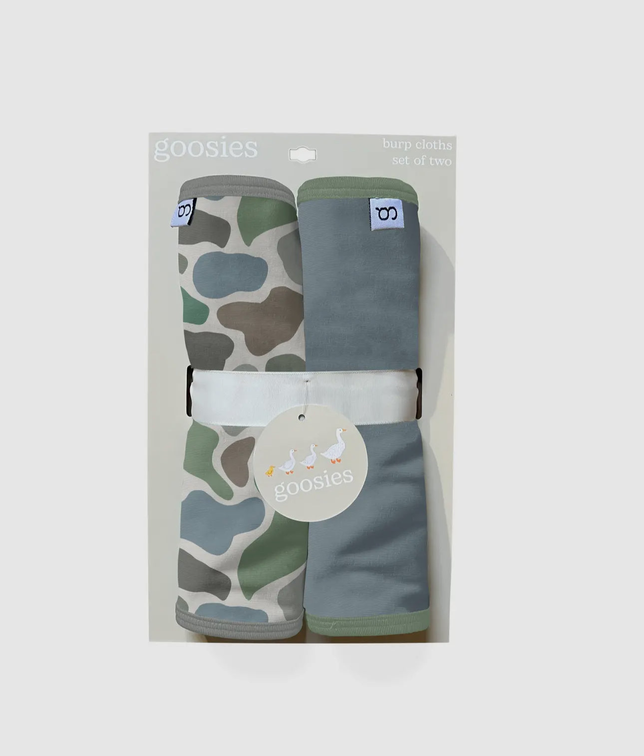 Pebble Camo Burp Cloth Set