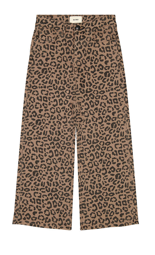 Leopard Wide Leg Pants Big Kid