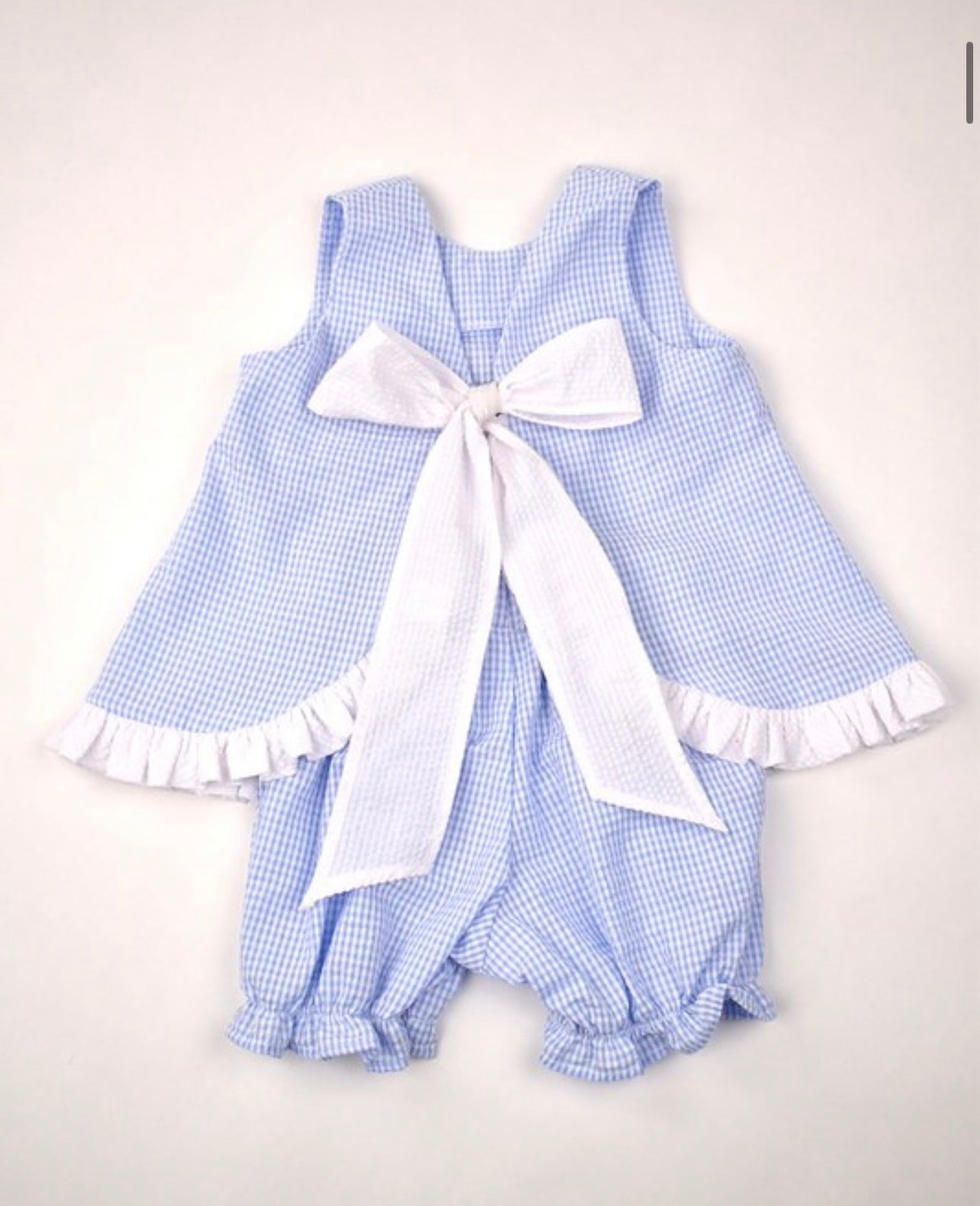 Popover Set, White Ruffle