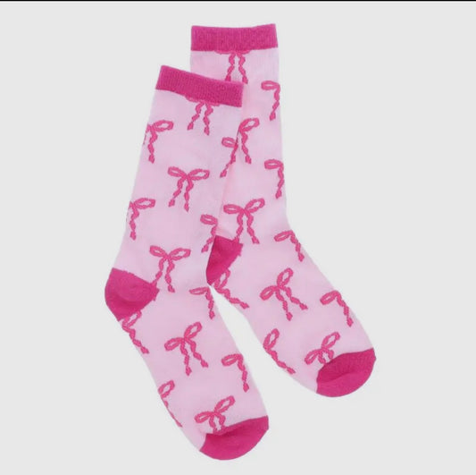 Bow Tall Socks