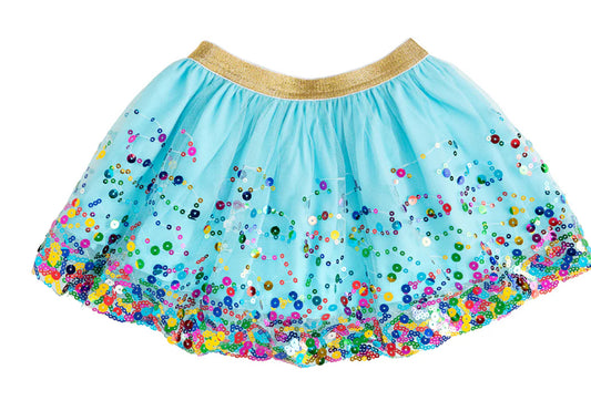 Aqua Confetti Tutu