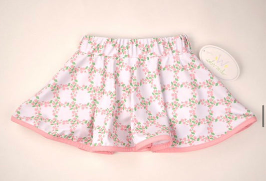 Floral Trellis Skort