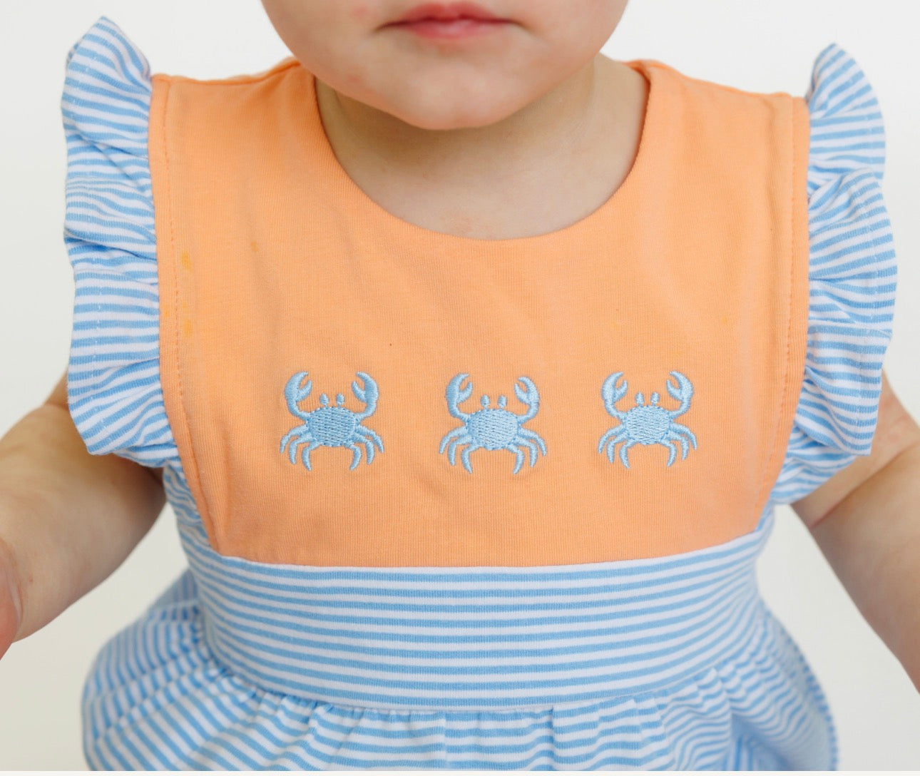 Crab Trio Ruffle Bubble