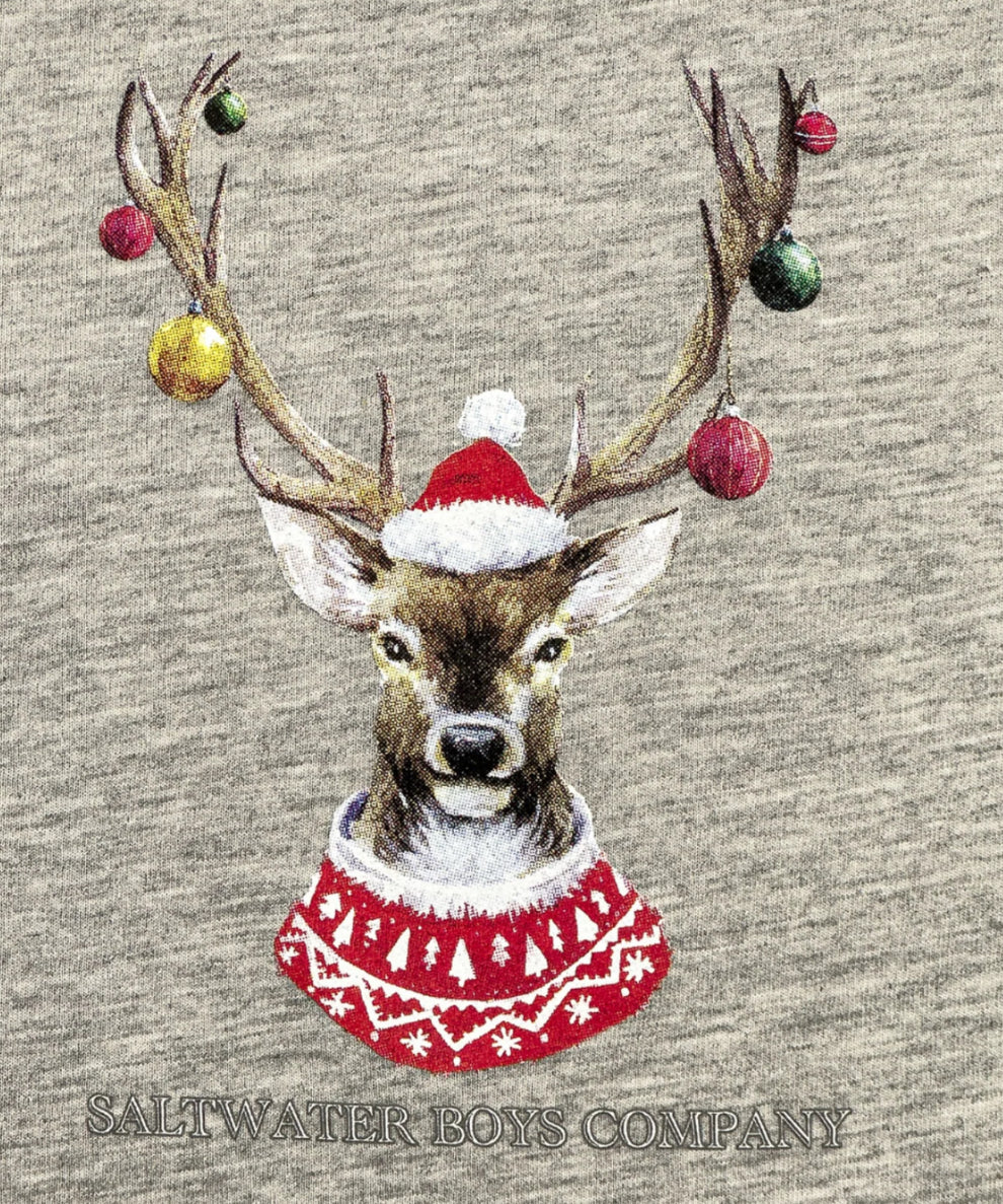 LS Christmas Ornament Deer Graphic Tee