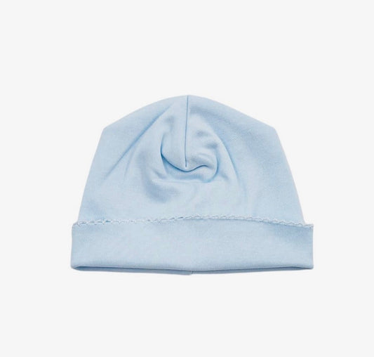 Hat-Blue Picot Trim
